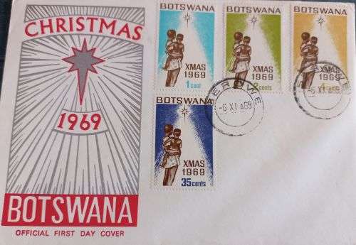 Botswana 1969 Christmas FDC