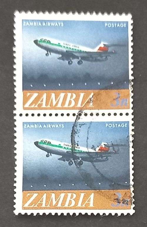 Zambia 1968 16 Jan Decimal Currency Local Motifs 3n pair used