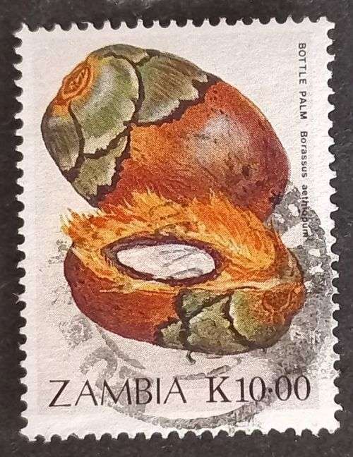 Zambia 1989 Wild Fruits K10.00  used