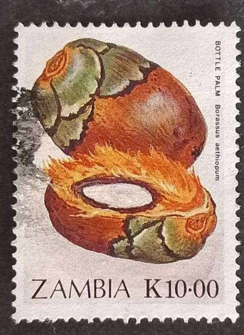 Zambia 1989 Wild Fruits K10.00  used