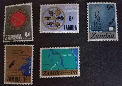 Zambia 1967 National Development set mint and used stamps