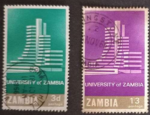 Zambia 1966 University of Zambia Opening set used