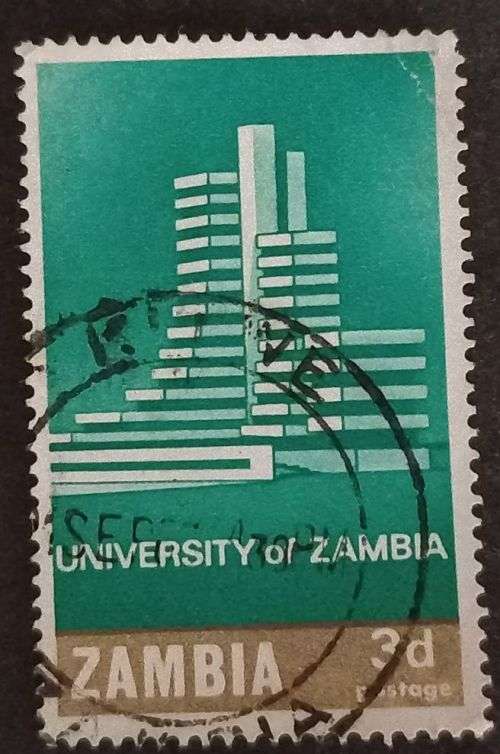Zambia 1966 University of Zambia Opening 3d used