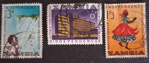 Zambia 1964 Independence set  used