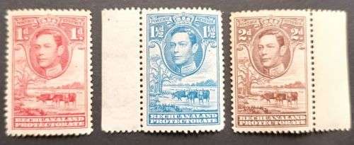 Bechuanaland Protectorate 1938 -1944 King George VI and Landscape 1, 11/2, unused