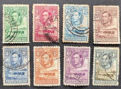 Bechuanaland Protectorate 1938 -1944 King George VI and Landscape part set used