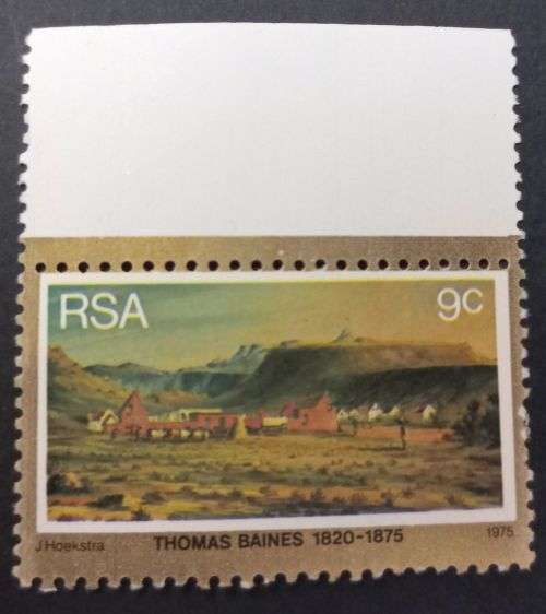 RSA 1975 The 100th Anniversary of the Death of Thomas Baines, Painter 9c MNH