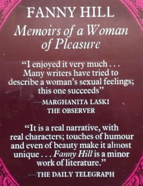 Fanny Hill - Unexpurgated - John Cleland - Softcover - 223 Pages