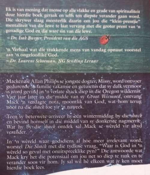 Die Shack - William P. Young - Softcover - 275 Pages