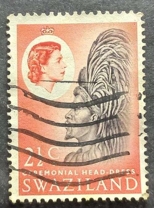 Swaziland 1962 Queen Elizabeth II - Local Motifs 21/2c used