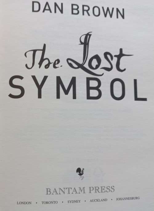 Dan Brown - The Lost Symbol - Hardcover - 509 Pages - First Edition