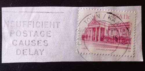 RSA 1984 Buildings 11c used on piece