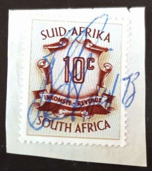 RSA - Revenue - 10c -1968/78 - Used on piece