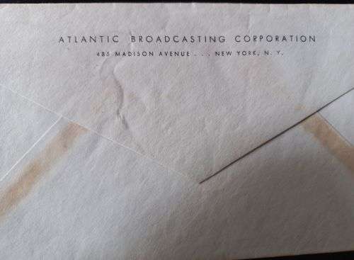 USA 1936 prepaid envelope to Sussex England from New York