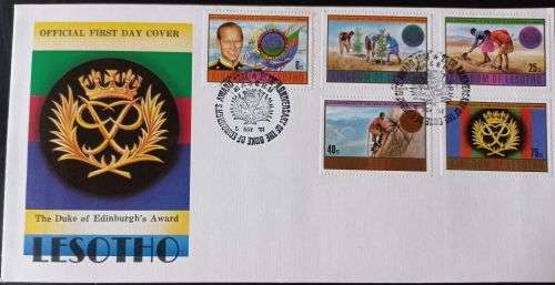 Lesotho 1981 Duke of Edinburgh`s Award FDC 5 Nov 1981