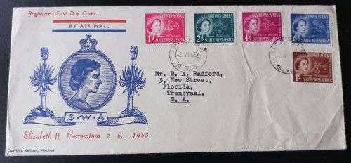 SWA 1953 Elizabeth II Coronation 2.6.1953 FDC