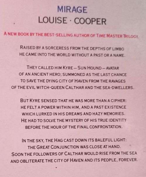 Mirage - Louise Cooper - Softcover - Science Fiction