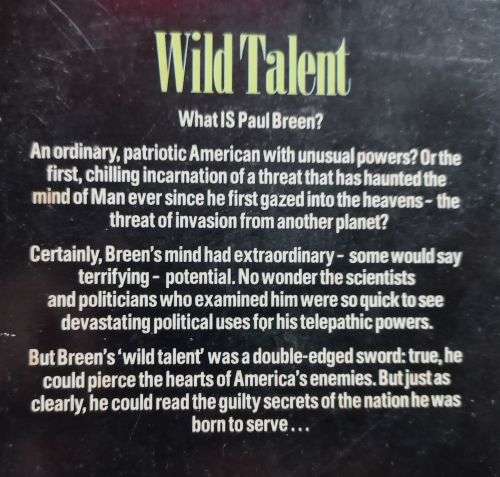Wild Talent - Wilson Tucker - Softcover - Vintage Science Fiction