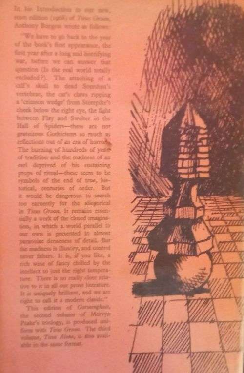 Gormenghast - Mervyn Peake - Hardcover - Classic Fantasy