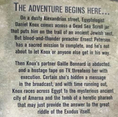 The Exodus Quest - Will Adams - Softcover - 550 Pages