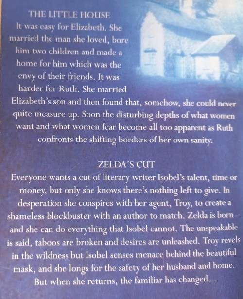 The Little House & Zelda`s Cut - Philippa Gregory - Softcover - 361 & 422 Pages