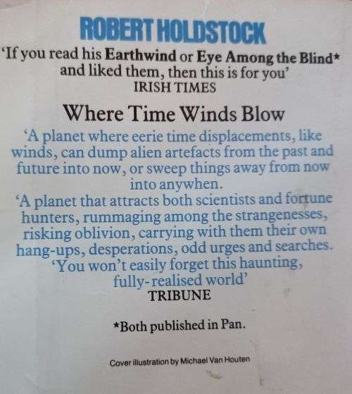 Where the Time Winds Blow - Robert Holdstock - Softcover - Science Fiction