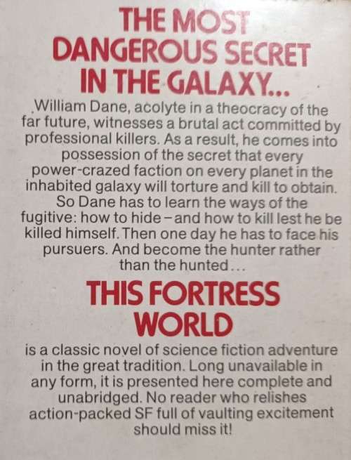 This Fortress World - James Gunn - Softcover - Sci-Fi