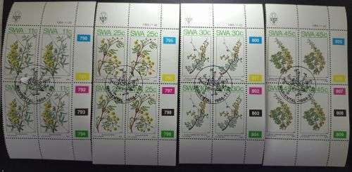 SWA - 4 Control Blocks of 4 - 1984 - MNH