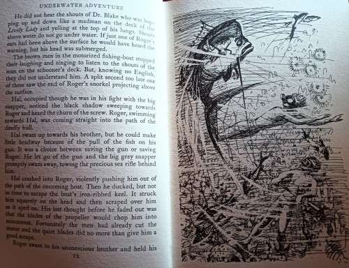 Underwater Adventure - Willard Price - Hardcover - 204 Pages