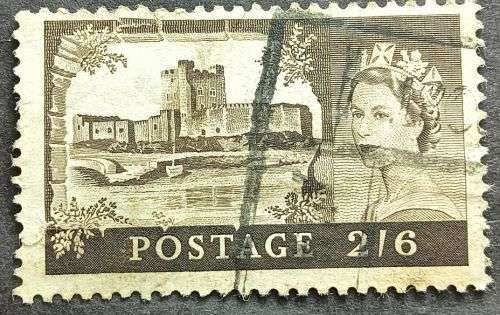Great Britain 1955 -1958 Castles 2/6- used