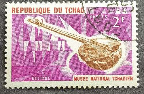 Chad 1965 Native Musical Instruments 2Fr used