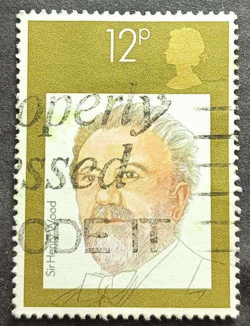 Great Britain 1980 British Conductors - Sir Henry Wood 12P used