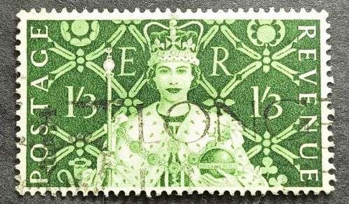 Great Britain 1953 The Crowning of Queen Elizabeth II 1/3- used