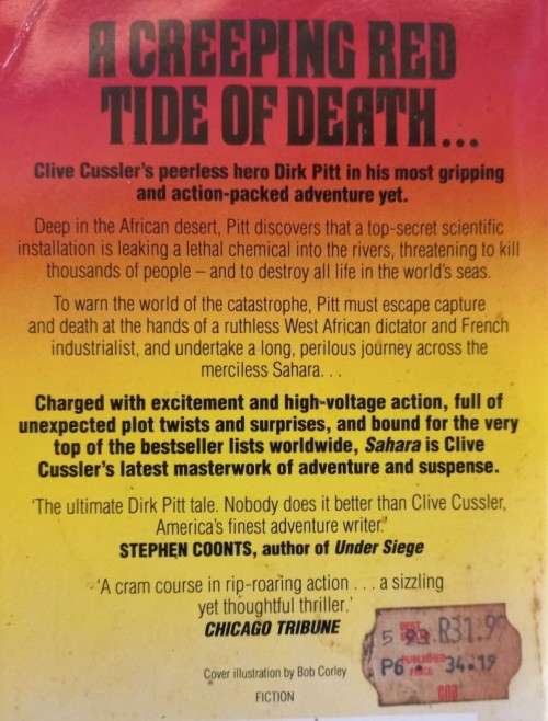 Sahara - Clive Cussler - Softcover - 655 Pages