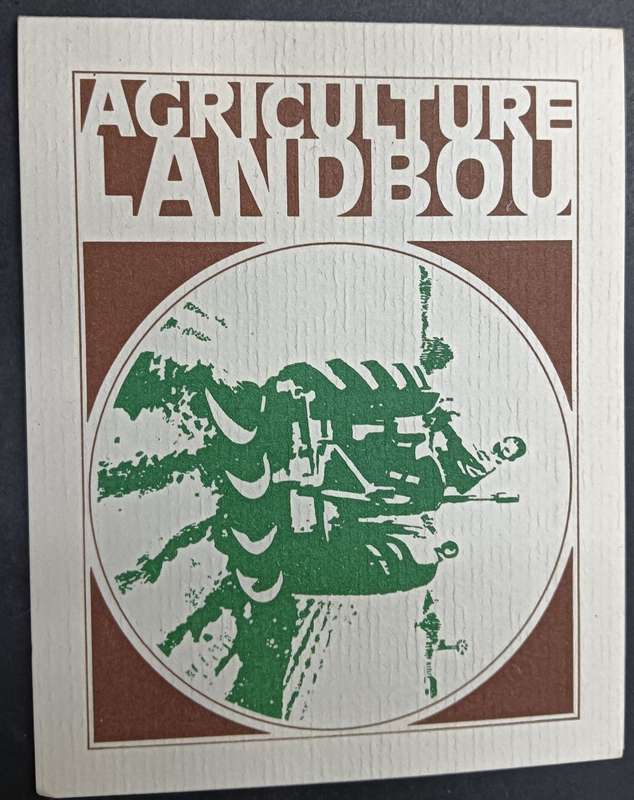 BOPHUTHATSWANA COLLECTORS SHEET 1.10a 1979: AGRICULTURE LANDBOU