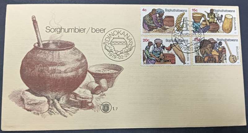 1979 Bophuthatswana Sorghum Beer FDC 1.7