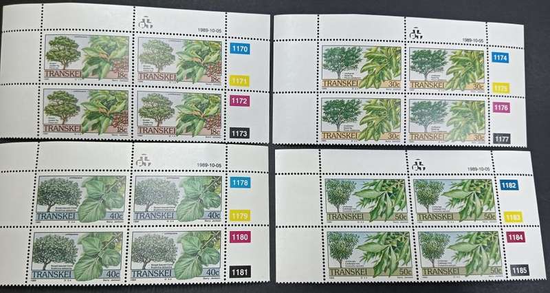 Transkei - 1989 - Trees - Control blocks - MNH