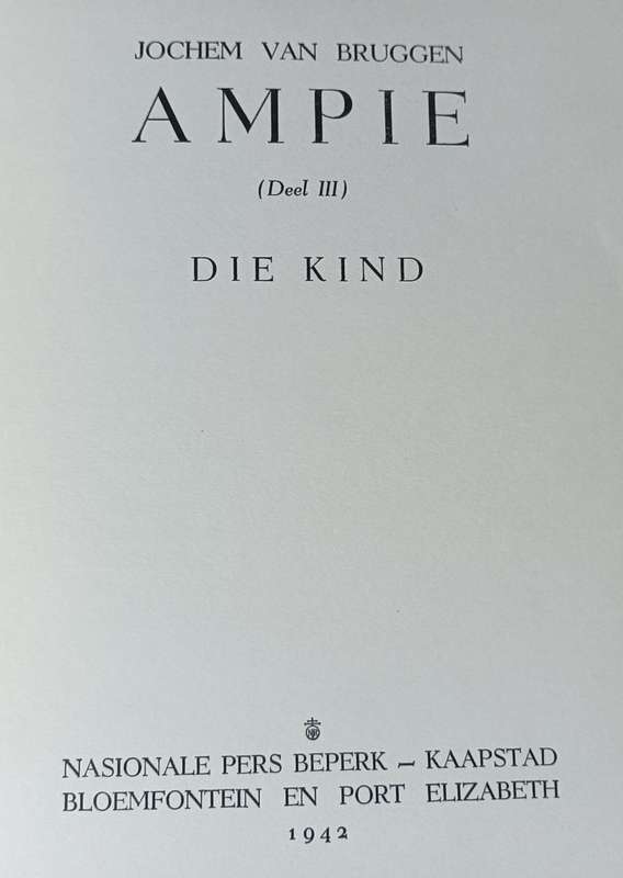 Ampie Die Kind (Deel 111) - Jochem van Bruggen Hardcover - 349 pages