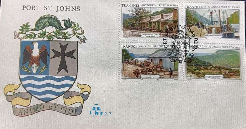 TRANSKEI 1986 OFFICIAL FDC 2.7 - PORT ST. JOHNS