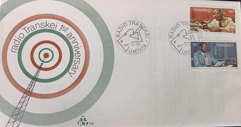 TRANSKEI 1977 RADIO TRANSKEI OFFICIAL FDC 1.6