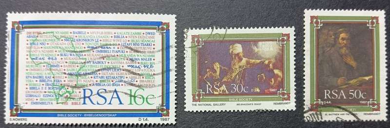 RSA 1987 The Bible Society of South Africa set used
