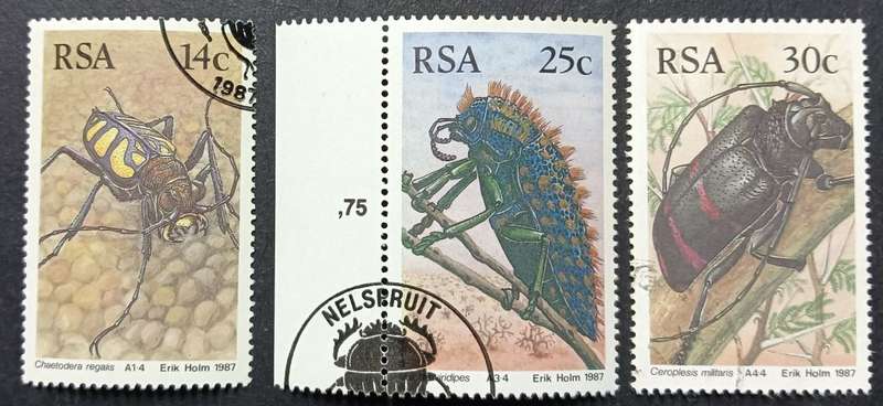 RSA 1987 Beetles incomplete set -20c used
