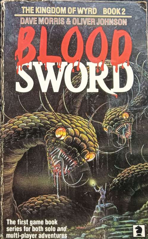 Blood Sword - Game book for single and multi-player Adventures - Dave Morris - Softcover - 330 pages