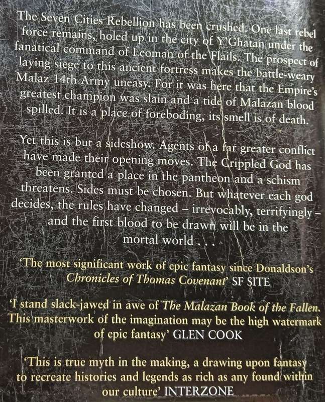 The Bonehunters - Steven Erikson - A tale of the Malazan Series - Softcover - 1231 pages