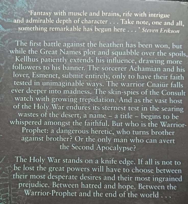 The Warrior Prophet - R Scott Bakker - Softcover - 740 pages