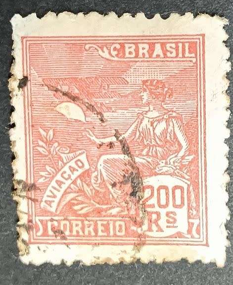 Brazil 1931 Industry & Culture - New Watermark 200 R used