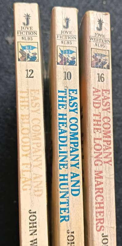 Easy Company - 3 novels by John Wesley Howard - Softcovers - Western genre