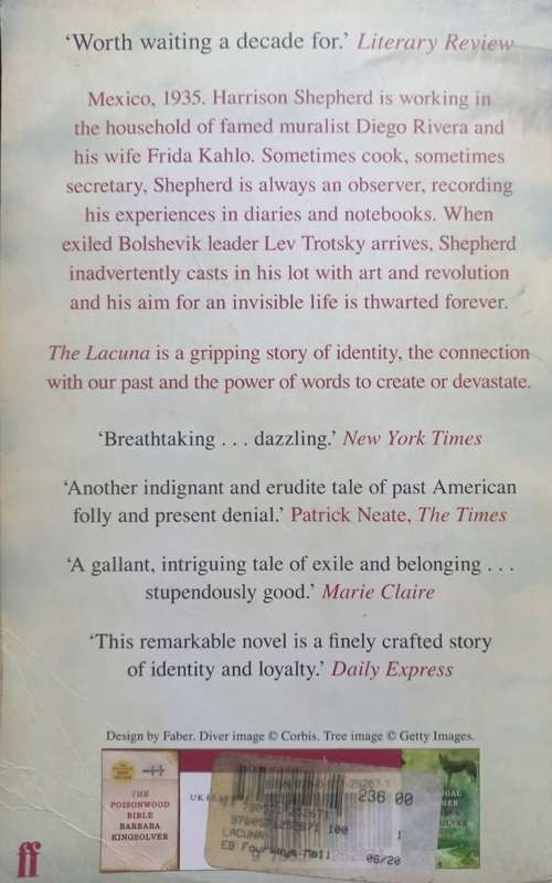 The Lacuna - Barbara Kingsolver - Softcover - 670 Pages