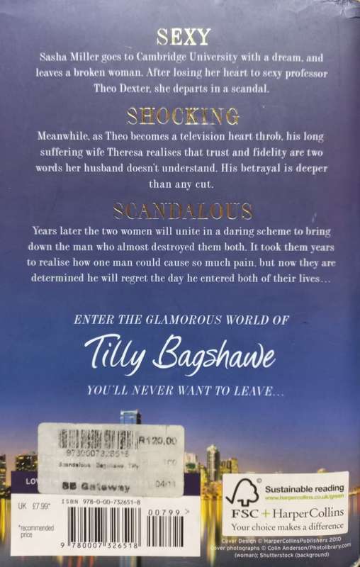 Scandalous - Tilly Bagshawe - Softcover - 406 pages