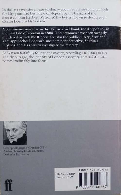 The Last Sherlock Holmes Story - Michael Dibdin - Softcover - 190 Pages